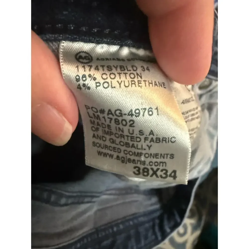 AG Adriano Goldschmied The Graduate Jeans Tailored Leg Size 38x34